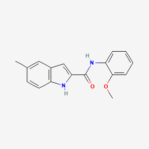 N-(2-methoxyphenyl)-5-methyl-1H-indole-2-carboxamide