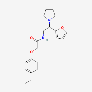 2-(4-ethylphenoxy)-N-[2-(furan-2-yl)-2-(pyrrolidin-1-yl)ethyl]acetamide