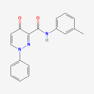 N-(3-methylphenyl)-4-oxo-1-phenyl-1,4-dihydropyridazine-3-carboxamide