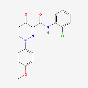 N-(2-chlorophenyl)-1-(4-methoxyphenyl)-4-oxo-1,4-dihydropyridazine-3-carboxamide