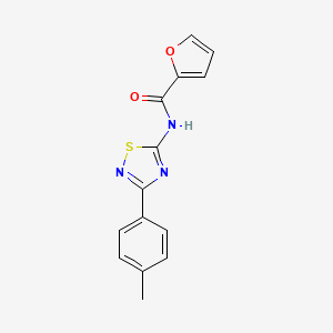 N-[3-(4-methylphenyl)-1,2,4-thiadiazol-5-yl]furan-2-carboxamide