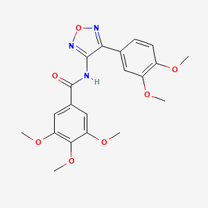 N-[4-(3,4-dimethoxyphenyl)-1,2,5-oxadiazol-3-yl]-3,4,5-trimethoxybenzamide