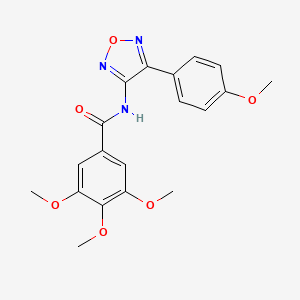 3,4,5-trimethoxy-N-[4-(4-methoxyphenyl)-1,2,5-oxadiazol-3-yl]benzamide