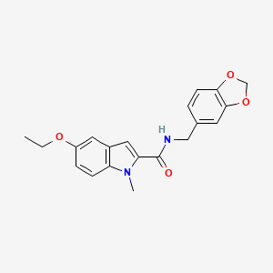 N-(1,3-benzodioxol-5-ylmethyl)-5-ethoxy-1-methyl-1H-indole-2-carboxamide