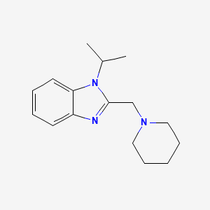 2-(piperidin-1-ylmethyl)-1-(propan-2-yl)-1H-benzimidazole