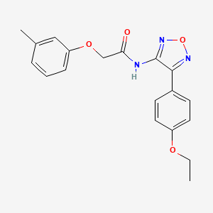 N-[4-(4-ethoxyphenyl)-1,2,5-oxadiazol-3-yl]-2-(3-methylphenoxy)acetamide