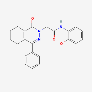 N-(2-methoxyphenyl)-2-(1-oxo-4-phenyl-5,6,7,8-tetrahydrophthalazin-2(1H)-yl)acetamide