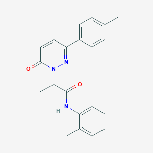 2-(6-oxo-3-(p-tolyl)pyridazin-1(6H)-yl)-N-(o-tolyl)propanamide