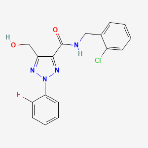 N-(2-chlorobenzyl)-2-(2-fluorophenyl)-5-(hydroxymethyl)-2H-1,2,3-triazole-4-carboxamide