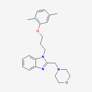 1-[3-(2,5-dimethylphenoxy)propyl]-2-(morpholin-4-ylmethyl)-1H-benzimidazole