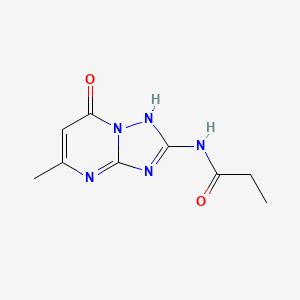 N-(7-hydroxy-5-methyl[1,2,4]triazolo[1,5-a]pyrimidin-2-yl)propanamide