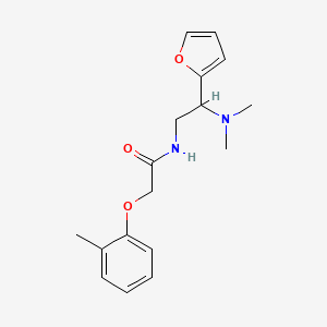 N-[2-(dimethylamino)-2-(furan-2-yl)ethyl]-2-(2-methylphenoxy)acetamide