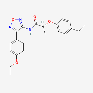 N-[4-(4-ethoxyphenyl)-1,2,5-oxadiazol-3-yl]-2-(4-ethylphenoxy)propanamide