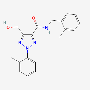 5-(hydroxymethyl)-N-(2-methylbenzyl)-2-(2-methylphenyl)-2H-1,2,3-triazole-4-carboxamide