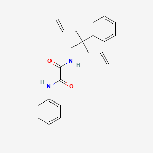 N'-(4-Methylphenyl)-N-[2-phenyl-2-(prop-2-EN-1-YL)pent-4-EN-1-YL]ethanediamide