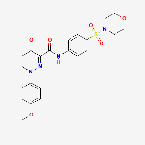 1-(4-ethoxyphenyl)-N-[4-(morpholin-4-ylsulfonyl)phenyl]-4-oxo-1,4-dihydropyridazine-3-carboxamide