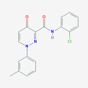 N-(2-chlorophenyl)-1-(3-methylphenyl)-4-oxo-1,4-dihydropyridazine-3-carboxamide