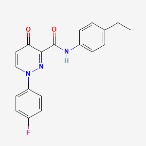 N-(4-ethylphenyl)-1-(4-fluorophenyl)-4-oxo-1,4-dihydropyridazine-3-carboxamide