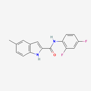 N-(2,4-difluorophenyl)-5-methyl-1H-indole-2-carboxamide