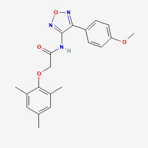 N-[4-(4-methoxyphenyl)-1,2,5-oxadiazol-3-yl]-2-(2,4,6-trimethylphenoxy)acetamide