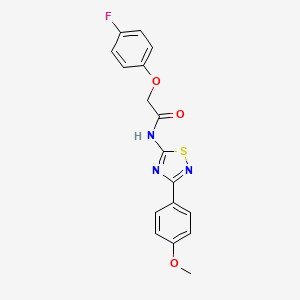 2-(4-fluorophenoxy)-N-[3-(4-methoxyphenyl)-1,2,4-thiadiazol-5-yl]acetamide