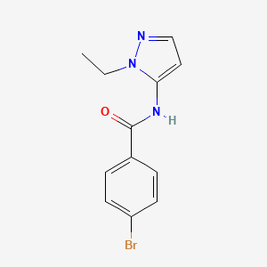 4-bromo-N-(1-ethyl-1H-pyrazol-5-yl)benzamide