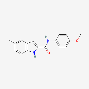 N-(4-methoxyphenyl)-5-methyl-1H-indole-2-carboxamide