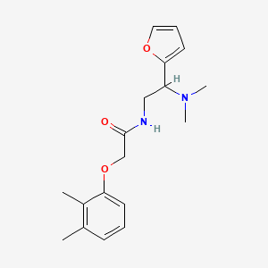 N-[2-(dimethylamino)-2-(furan-2-yl)ethyl]-2-(2,3-dimethylphenoxy)acetamide