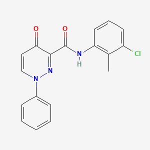 N-(3-chloro-2-methylphenyl)-4-oxo-1-phenyl-1,4-dihydropyridazine-3-carboxamide