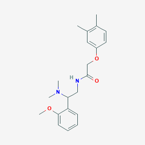 N-[2-(dimethylamino)-2-(2-methoxyphenyl)ethyl]-2-(3,4-dimethylphenoxy)acetamide