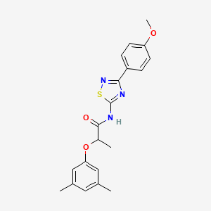 2-(3,5-dimethylphenoxy)-N-[3-(4-methoxyphenyl)-1,2,4-thiadiazol-5-yl]propanamide