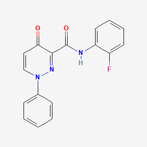 N-(2-fluorophenyl)-4-oxo-1-phenyl-1,4-dihydropyridazine-3-carboxamide