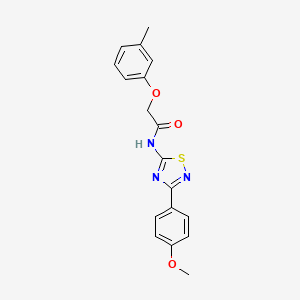 N-[3-(4-methoxyphenyl)-1,2,4-thiadiazol-5-yl]-2-(3-methylphenoxy)acetamide