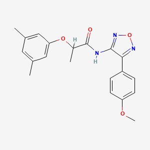 2-(3,5-dimethylphenoxy)-N-[4-(4-methoxyphenyl)-1,2,5-oxadiazol-3-yl]propanamide