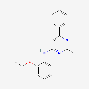 N-(2-ethoxyphenyl)-2-methyl-6-phenylpyrimidin-4-amine