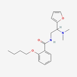 2-butoxy-N-[2-(dimethylamino)-2-(furan-2-yl)ethyl]benzamide