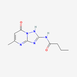 N-(7-hydroxy-5-methyl[1,2,4]triazolo[1,5-a]pyrimidin-2-yl)butanamide