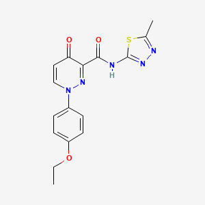 1-(4-ethoxyphenyl)-N-(5-methyl-1,3,4-thiadiazol-2-yl)-4-oxo-1,4-dihydropyridazine-3-carboxamide