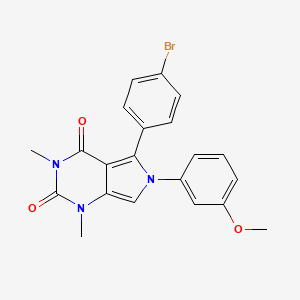 5-(4-bromophenyl)-6-(3-methoxyphenyl)-1,3-dimethyl-1H-pyrrolo[3,4-d]pyrimidine-2,4(3H,6H)-dione