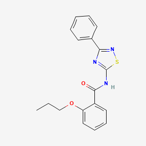 N-(3-phenyl-1,2,4-thiadiazol-5-yl)-2-propoxybenzamide