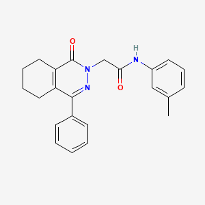 N-(3-methylphenyl)-2-(1-oxo-4-phenyl-5,6,7,8-tetrahydrophthalazin-2(1H)-yl)acetamide