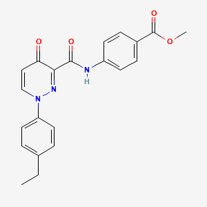 Methyl 4-({[1-(4-ethylphenyl)-4-oxo-1,4-dihydropyridazin-3-yl]carbonyl}amino)benzoate