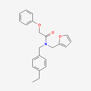 N-(4-ethylbenzyl)-N-(furan-2-ylmethyl)-2-phenoxyacetamide