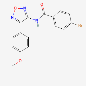 4-bromo-N-[4-(4-ethoxyphenyl)-1,2,5-oxadiazol-3-yl]benzamide