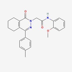 N-(2-methoxyphenyl)-2-[4-(4-methylphenyl)-1-oxo-5,6,7,8-tetrahydrophthalazin-2(1H)-yl]acetamide