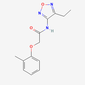 N-(4-ethyl-1,2,5-oxadiazol-3-yl)-2-(2-methylphenoxy)acetamide