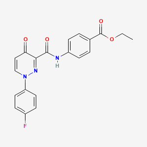 Ethyl 4-({[1-(4-fluorophenyl)-4-oxo-1,4-dihydropyridazin-3-yl]carbonyl}amino)benzoate