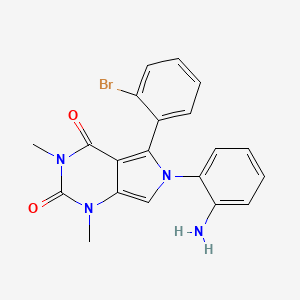 6-(2-aminophenyl)-5-(2-bromophenyl)-1,3-dimethyl-1H-pyrrolo[3,4-d]pyrimidine-2,4(3H,6H)-dione