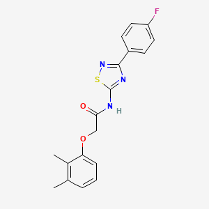 2-(2,3-dimethylphenoxy)-N-[3-(4-fluorophenyl)-1,2,4-thiadiazol-5-yl]acetamide