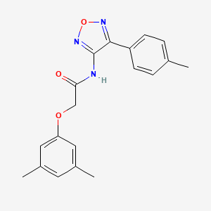 2-(3,5-dimethylphenoxy)-N-[4-(4-methylphenyl)-1,2,5-oxadiazol-3-yl]acetamide